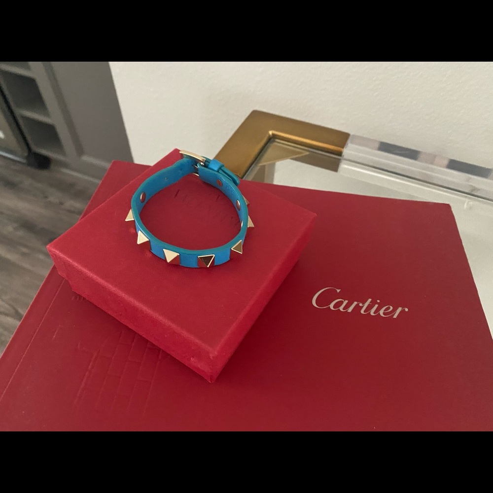 Valentino Rockstud Leather Bracelet